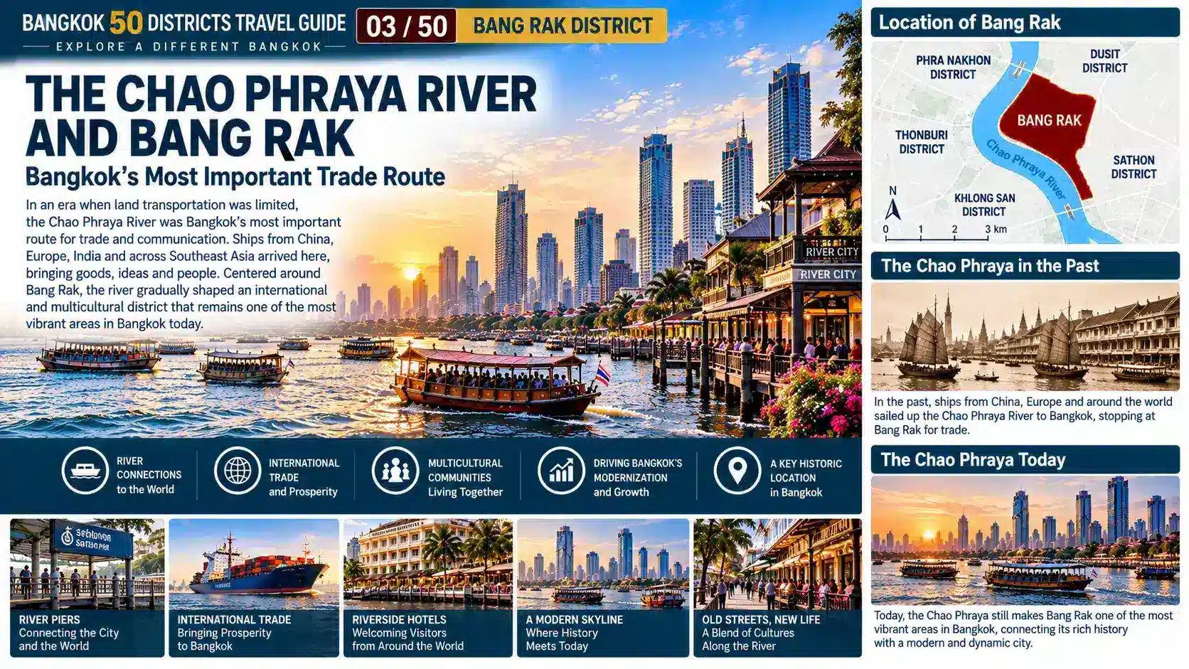 Bang Rak: From the Chao Phraya River to One of Bangkok’s Most International Historic Districts — 03