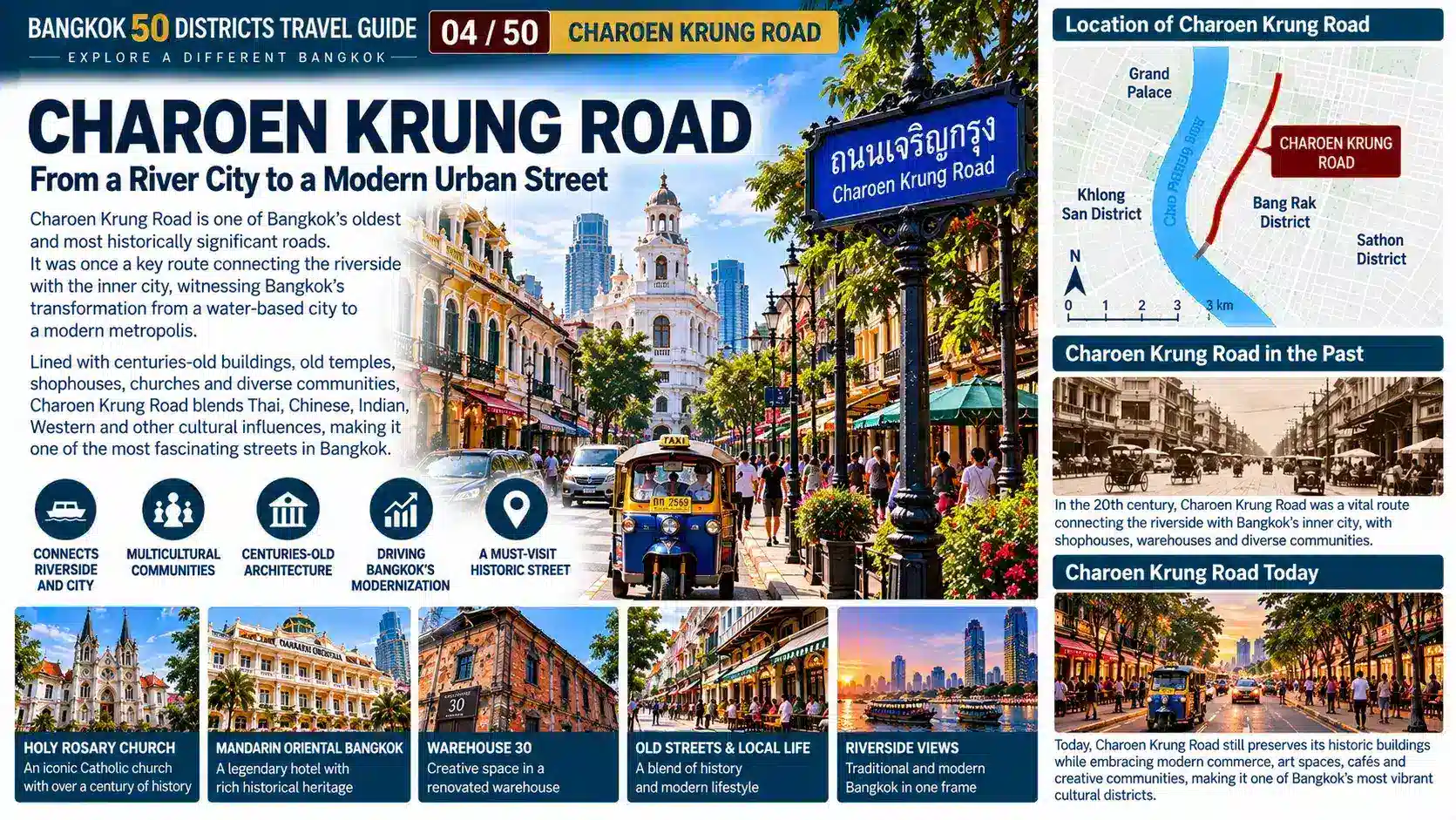 Bang Rak: From the Chao Phraya River to One of Bangkok’s Most International Historic Districts — 04
