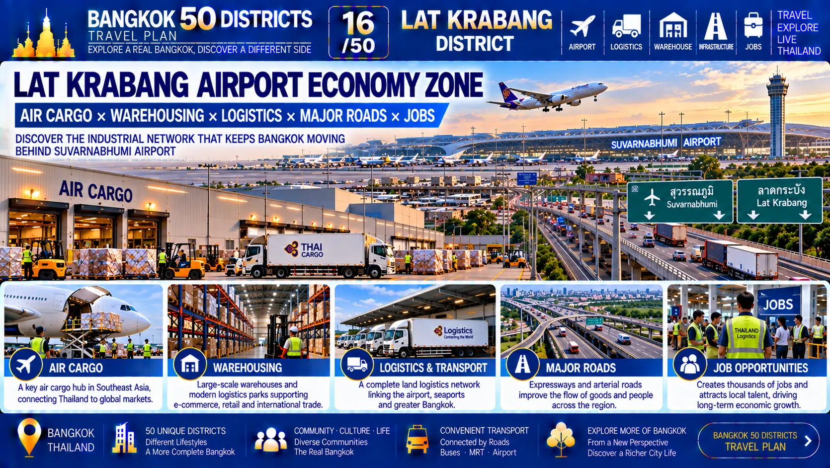 Lat Krabang: From Rice Fields and Canals to Suvarnabhumi Airport — How Has an International Airport Reshaped Eastern Bangkok? — 07