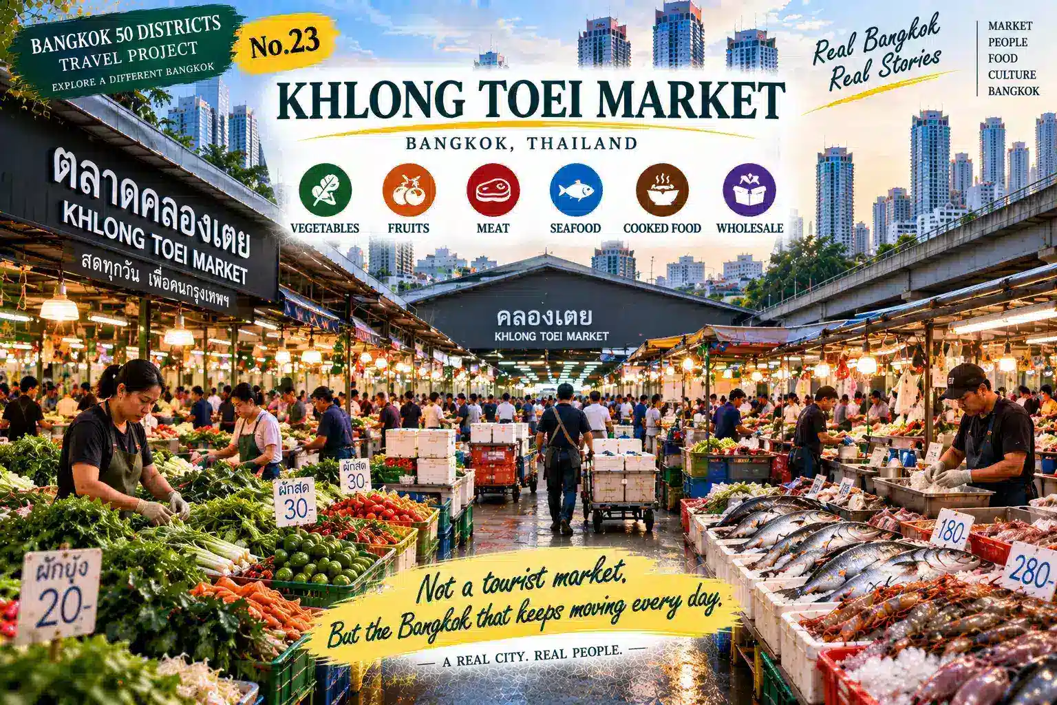 Khlong Toei: From Khlong Toei Market to Bangkok Port: Another Urban System Hidden Beside the Skyscrapers — 02