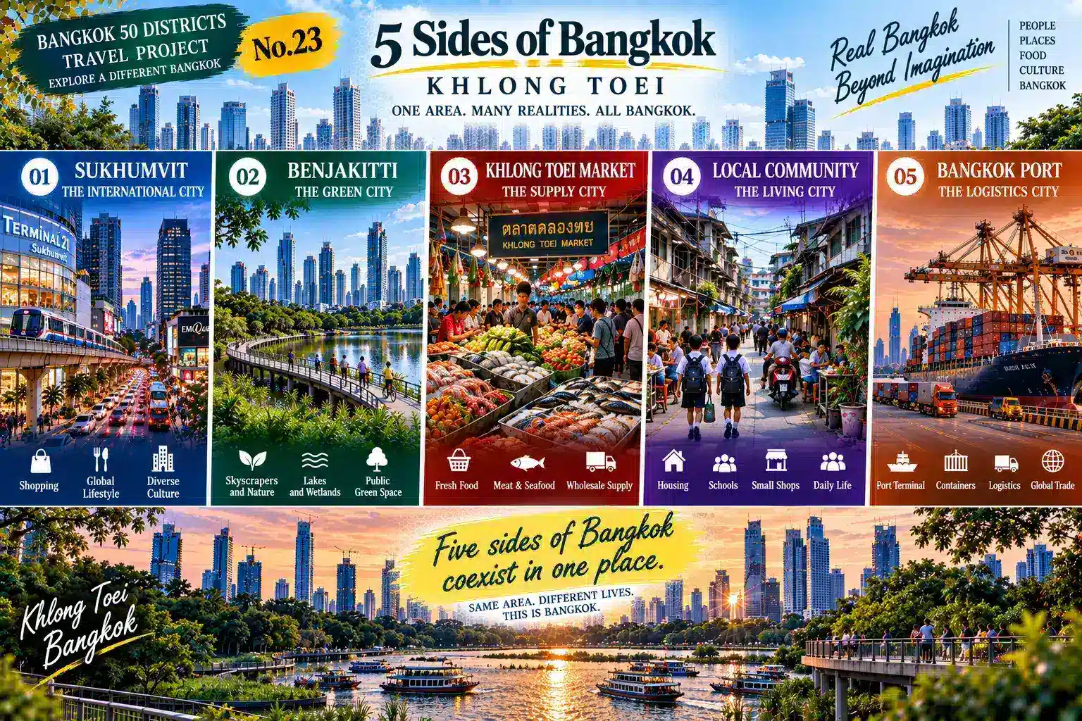Khlong Toei: From Khlong Toei Market to Bangkok Port: Another Urban System Hidden Beside the Skyscrapers — 07
