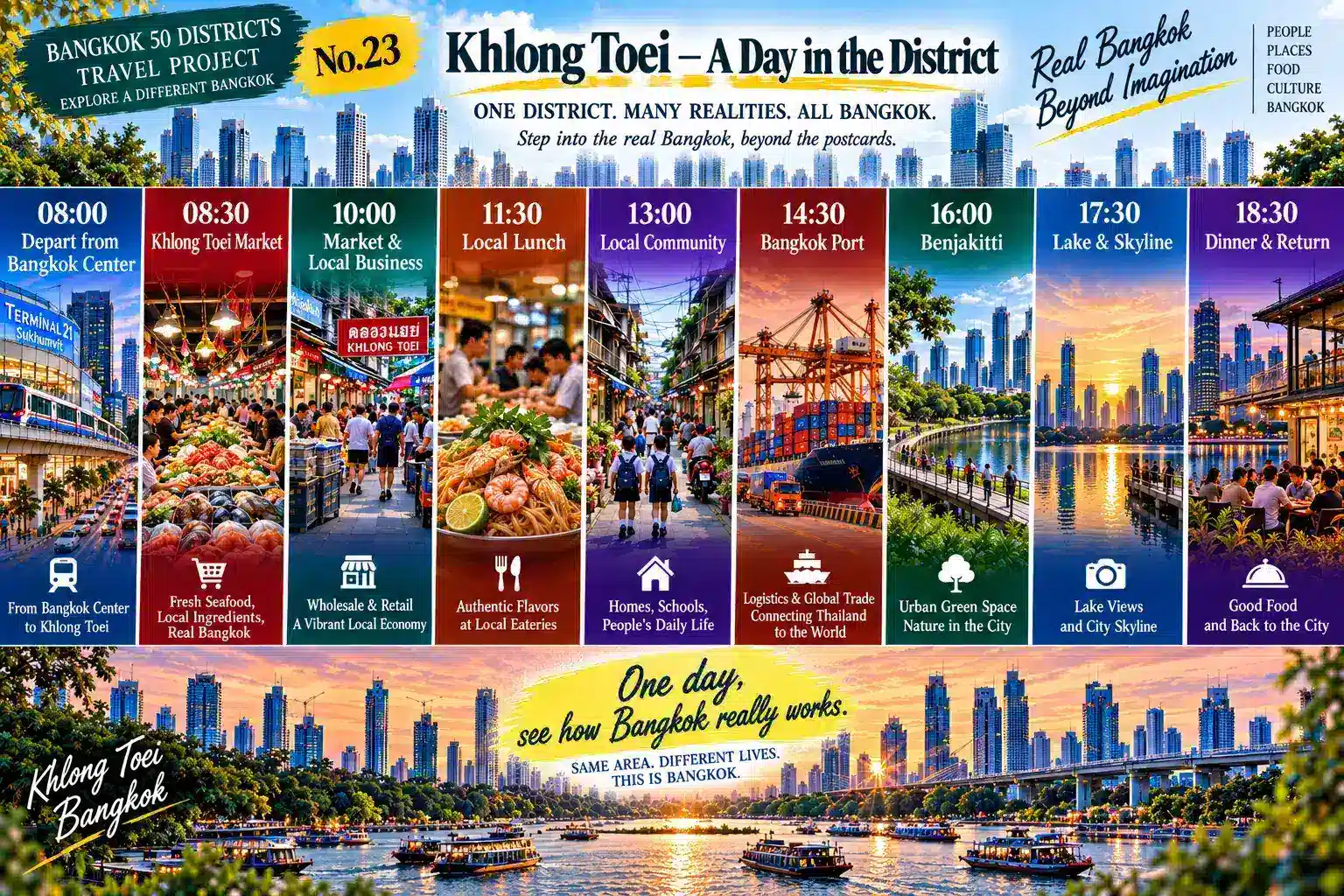 Khlong Toei: From Khlong Toei Market to Bangkok Port: Another Urban System Hidden Beside the Skyscrapers — 08