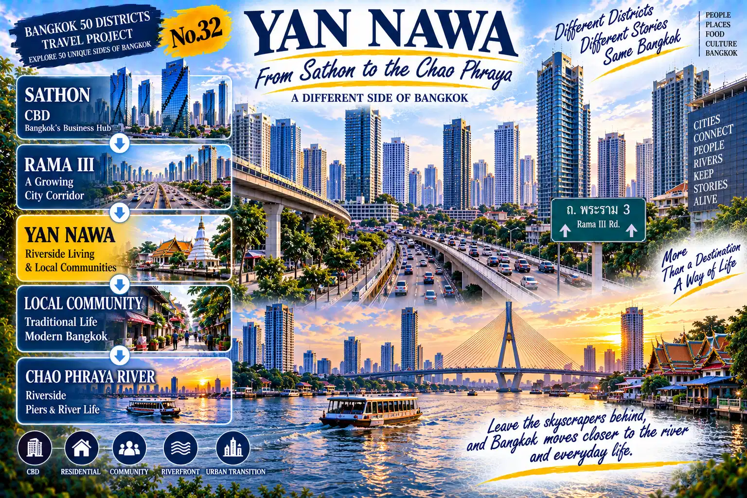 Yan Nawa: From the CBD to the Chao Phraya River: Discovering Southern Bangkok Between High-Rises, Riverfronts and Old Communities — 01
