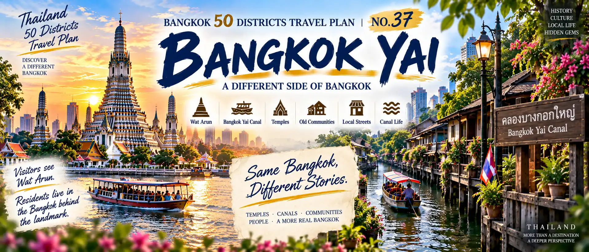 Bangkok Yai: Beyond Wat Arun: Discovering the Canals, Old Streets and Everyday Communities Behind Bangkok’s Landmark