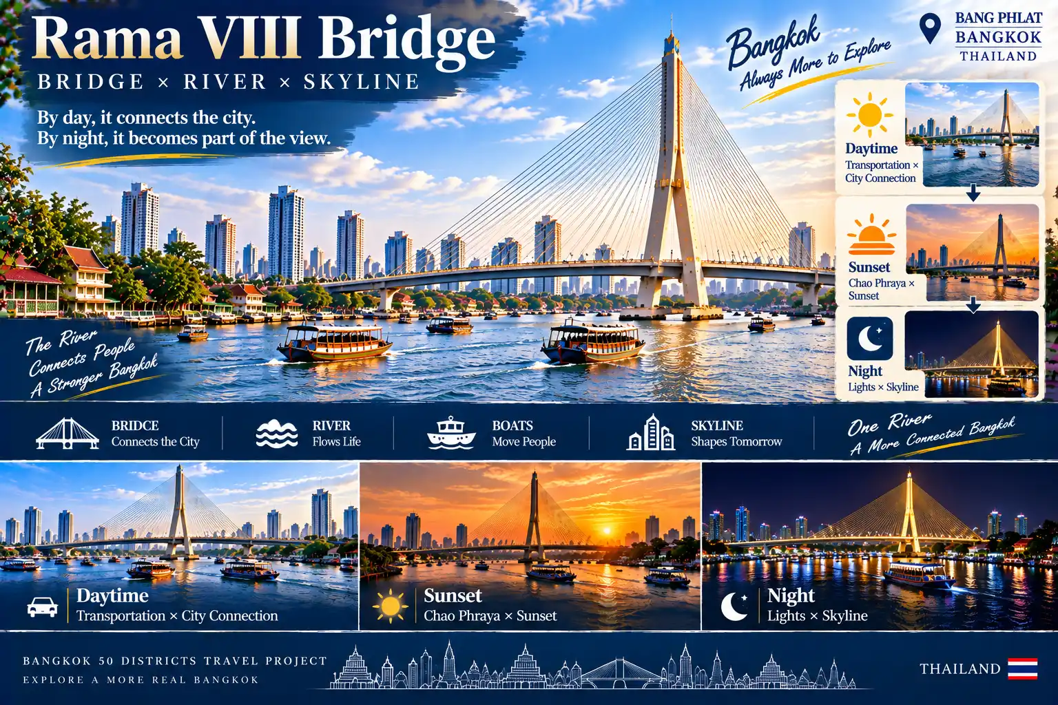 Bang Phlat: See Bangkok from the Bridge, Discover Life Below: Exploring the Riverside Communities of the Chao Phraya’s West Bank — 03