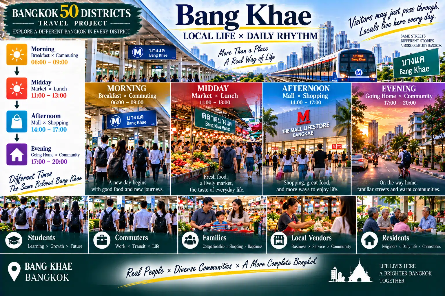 Bang Khae: As Rail Transit Moves West: Exploring the Markets, Commerce and Residential Communities of Everyday Bangkok — 06