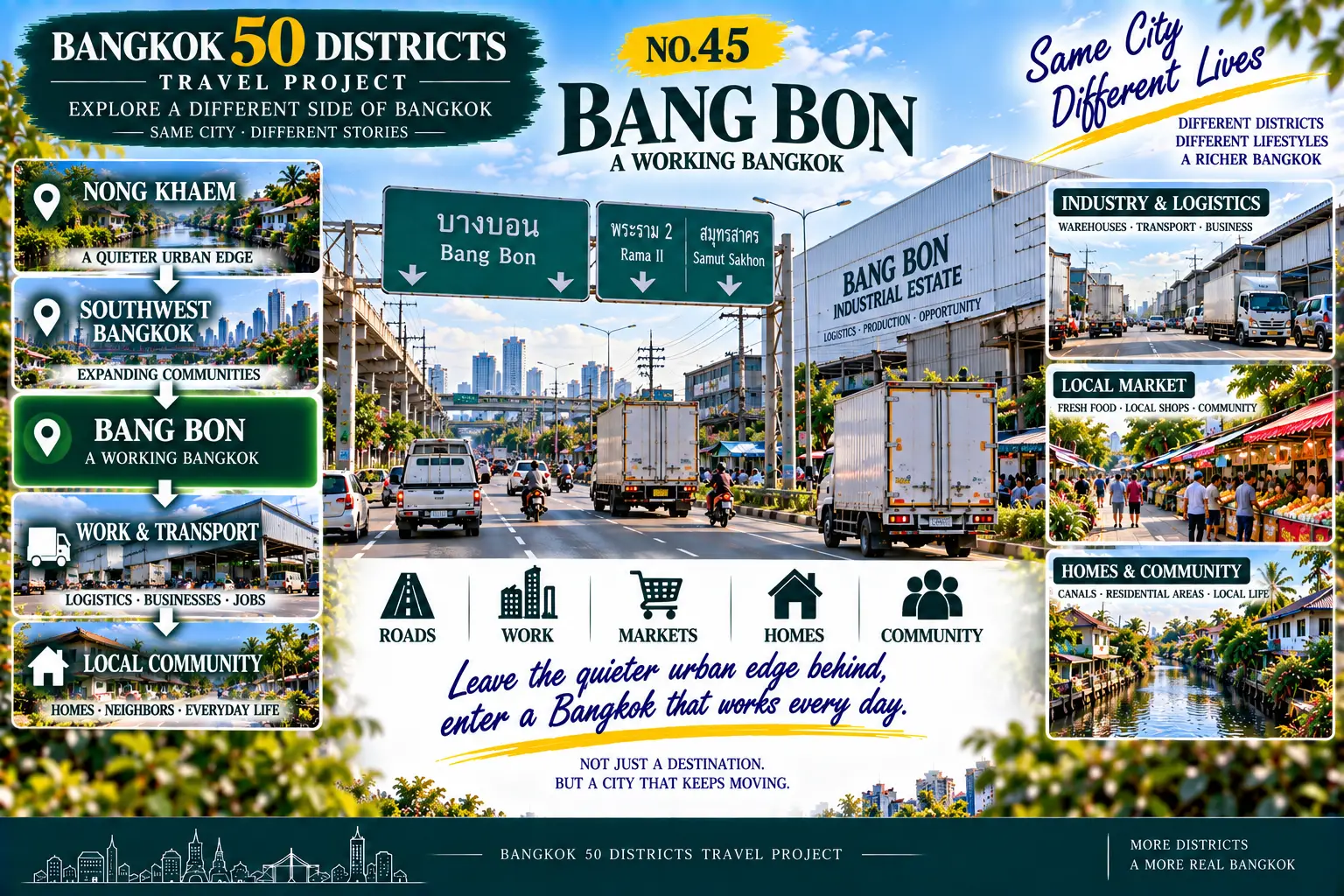 Bang Bon: Beyond the Tourist Sights: Exploring the Roads, Work and Communities of Southwest Bangkok — 01