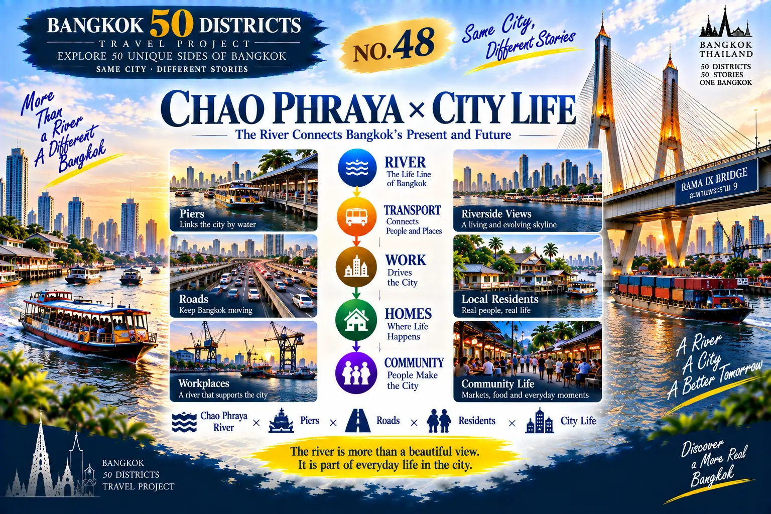 Rat Burana: Following the Chao Phraya South: Bridges, Industrial Memory and Riverside Communities — 02