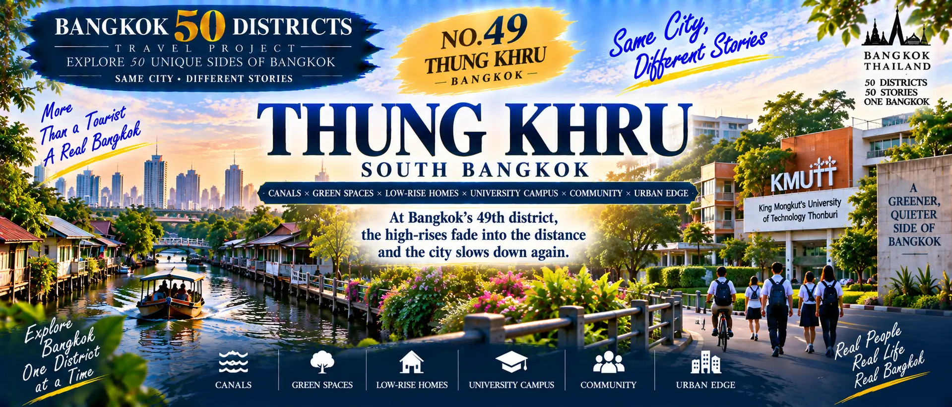 Thung Khru: When Bangkok Slows Down Again: Canals, Campus Life, Homes and Green Spaces at the Urban Edge