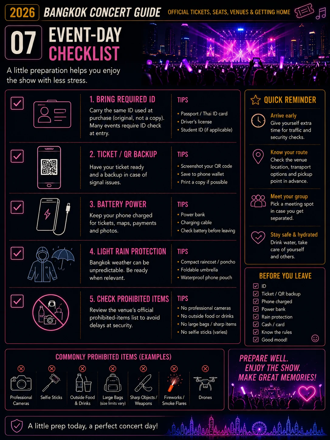 2026 Bangkok Concert Guide Official Tickets, Seats, Venues & Getting Home — section 7 visual