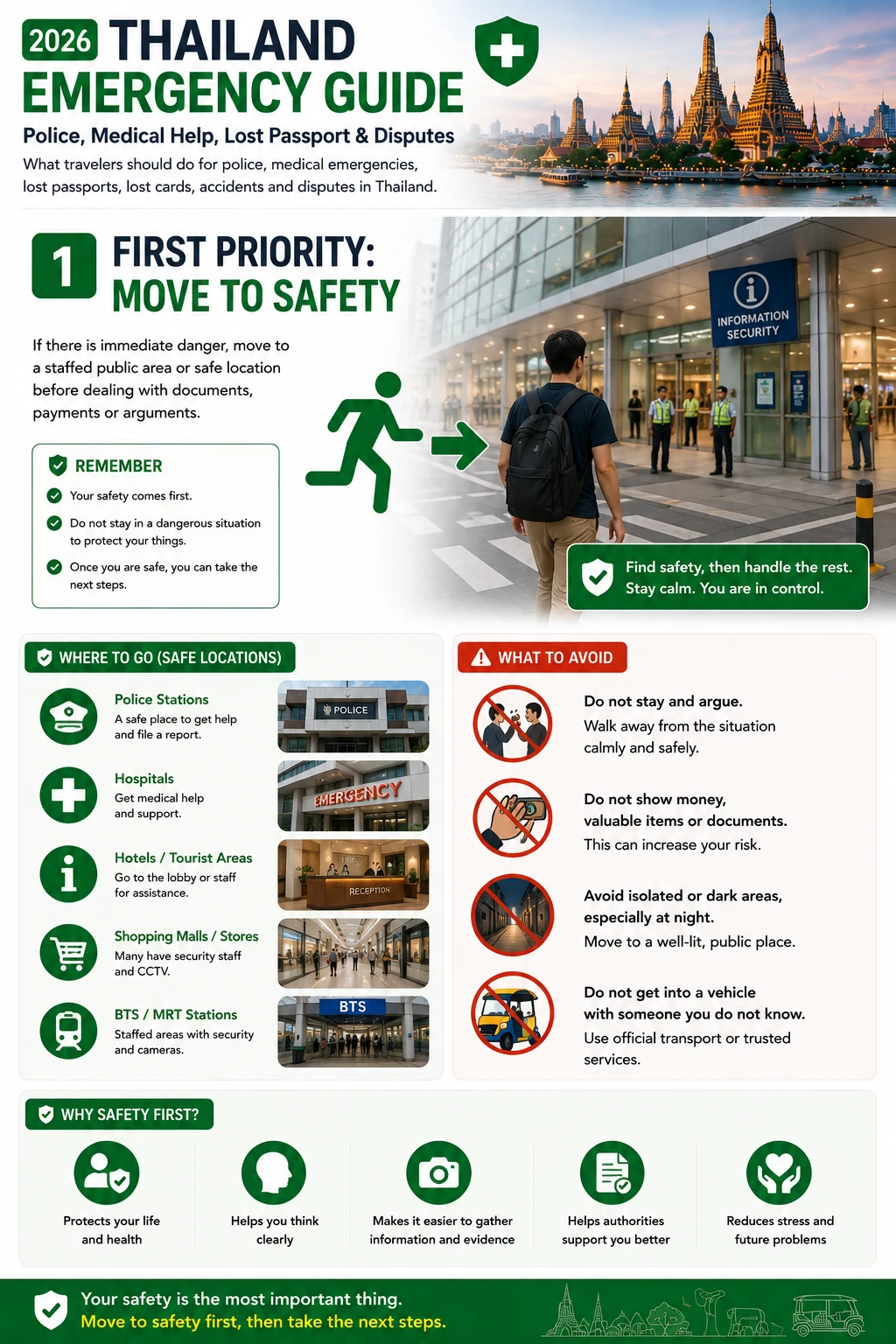 2026 Thailand Emergency Guide Police, Medical Help, Lost Passport & Disputes — section 1 visual