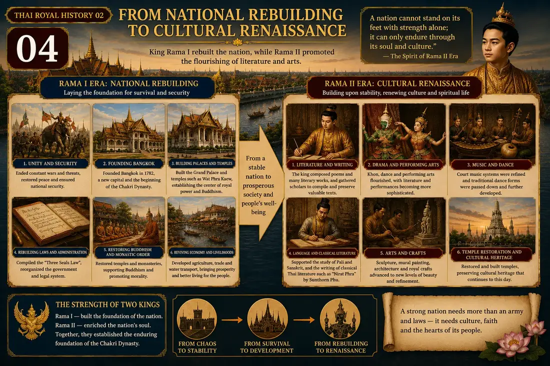 King Rama II historical illustration 04