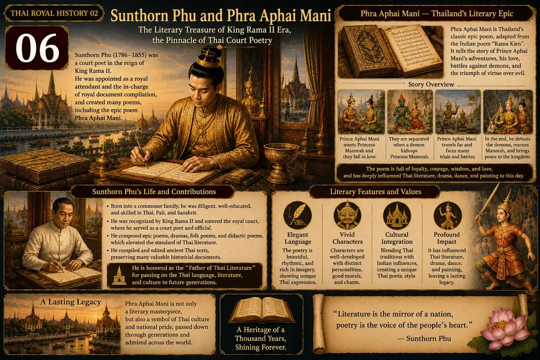 King Rama II historical illustration 06