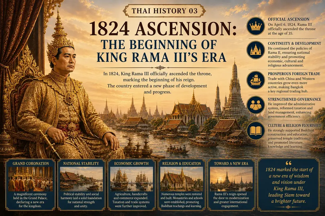 King Rama III historical illustration 03