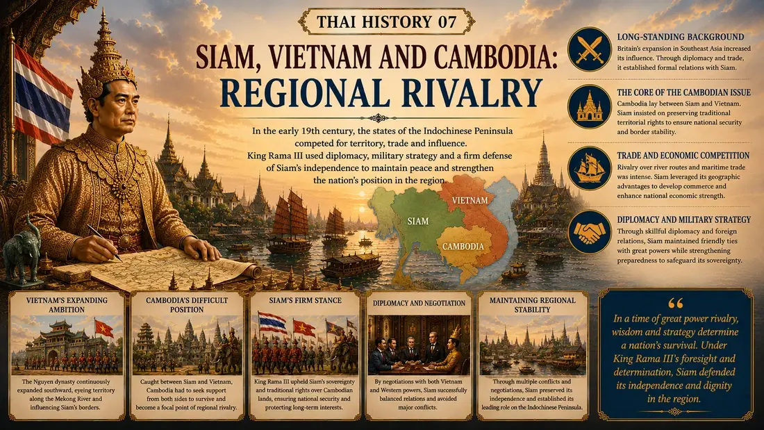 King Rama III historical illustration 07