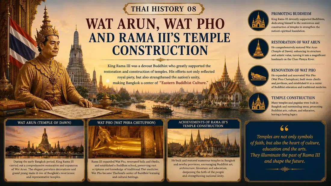 King Rama III historical illustration 08