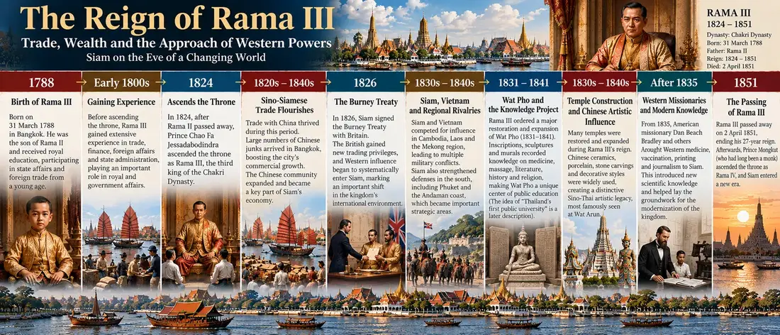 King Rama III historical illustration 12