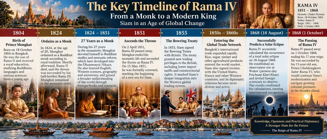 King Rama IV historical illustration 12