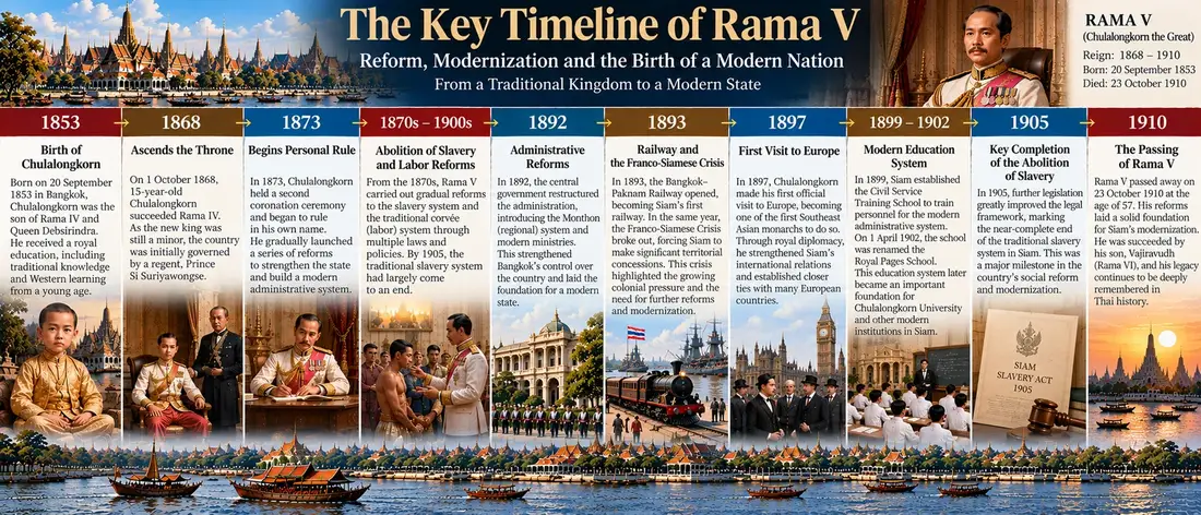 King Rama V historical illustration 12