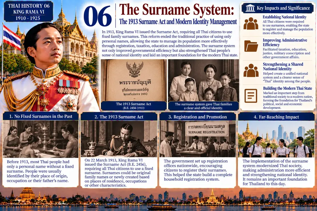 King Rama VI historical illustration 06