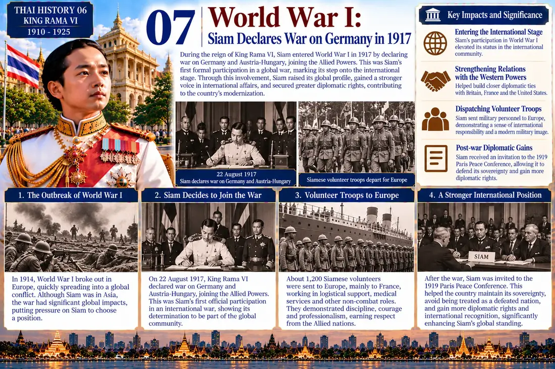King Rama VI historical illustration 07