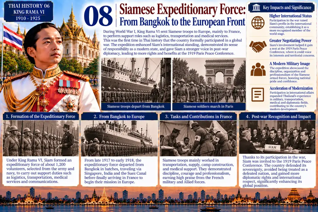 King Rama VI historical illustration 08
