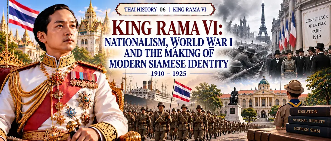 King Rama VI: Nationalism, World War I and the Making of Modern Siamese Identity