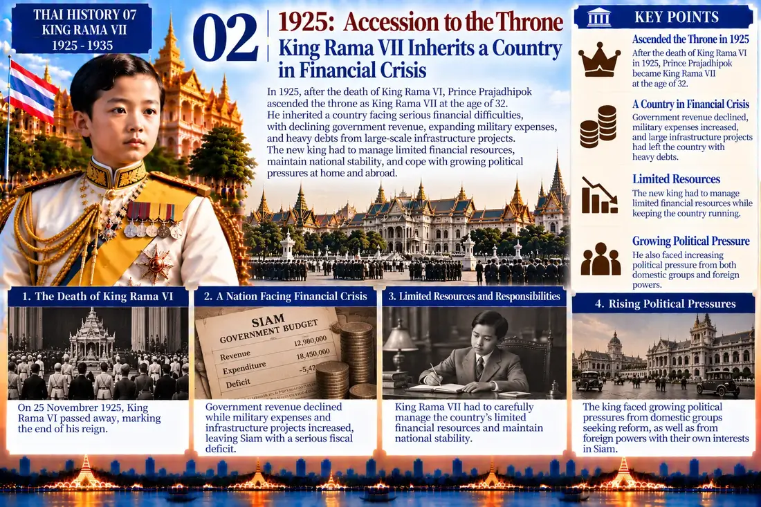 King Rama VII historical illustration 02