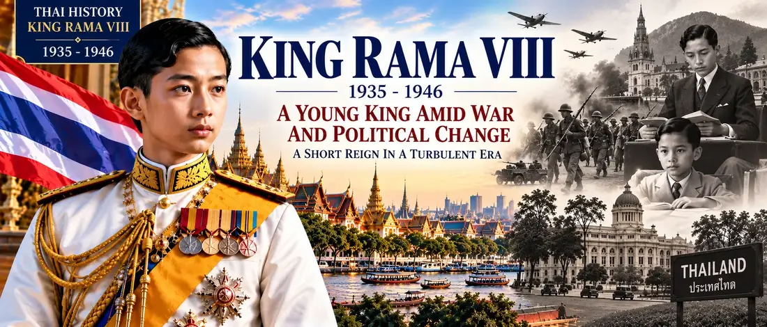 King Rama VIII: War, the Free Thai Movement, and the Sudden Death of a Young King
