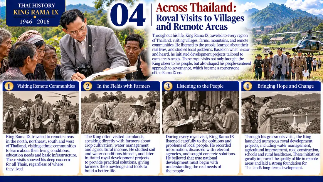 King Rama IX historical illustration 04